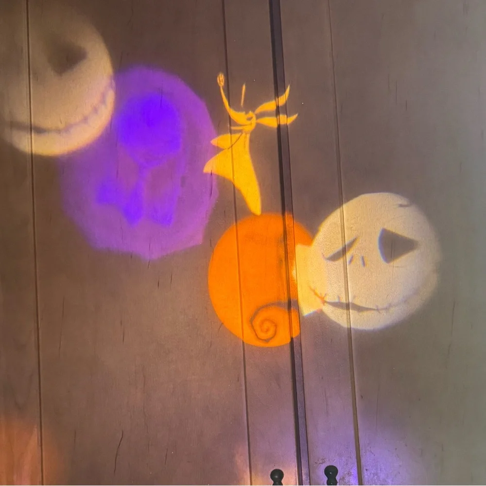 Disney Tim Burton's Nightmare Before Christmas LED Whirl-A-Motion Projector